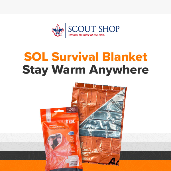 Emergency Ready: Discover the Power of SOL Rescue Blanket!