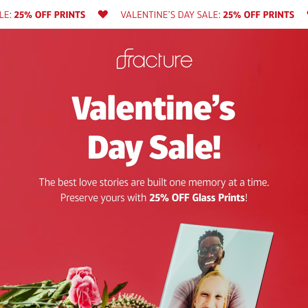 Take 25% off Glass Prints + 30% off Gift Cards!