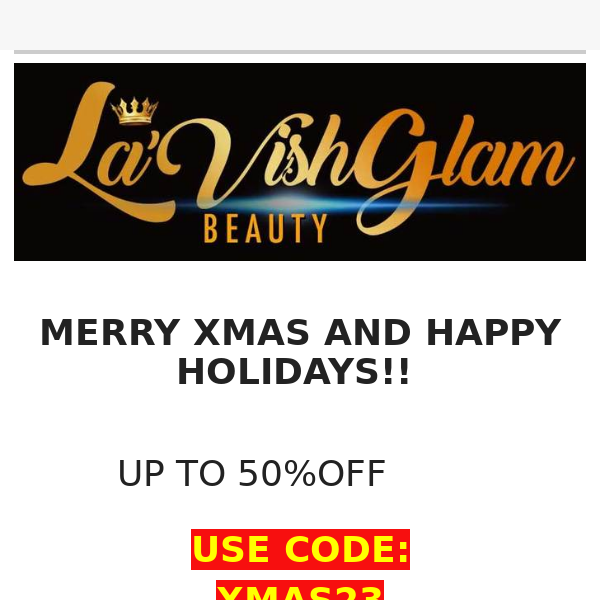 50% OFF MERRY XMAS AND HAPPY HOLIDAY