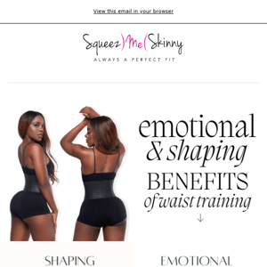 Emotional & Shaping Benefits of Waist Training 🫢