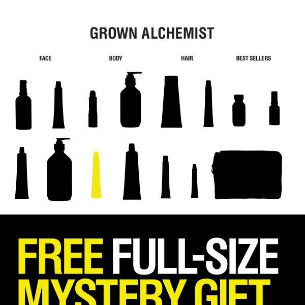 Free Full-Size Mystery Gift With Every Order ✨