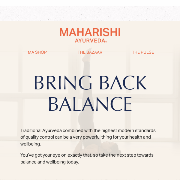 Your Health is In Your Hands, VPK by Maharishi Ayurveda 🙌