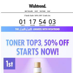 Grab Toners at 50% OFF 🏃 ONLY for 48HRS