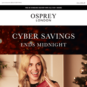 Cyber Savings Ends MIDNIGHT