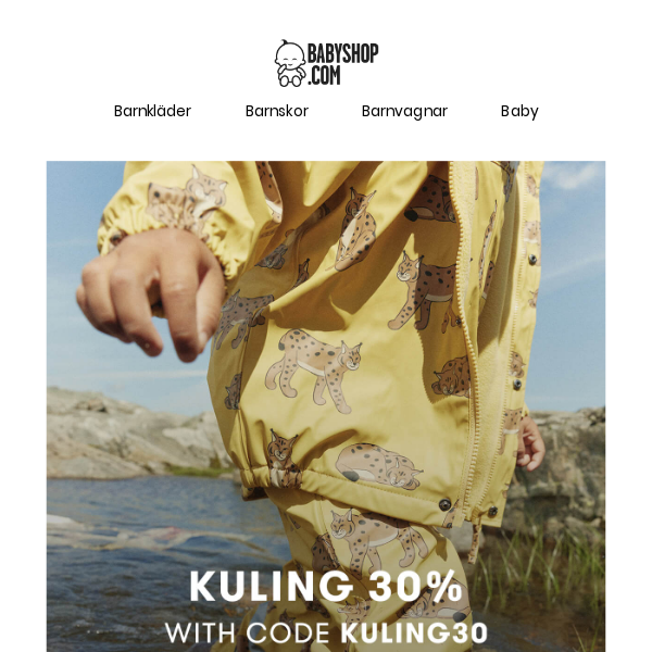 Börjar nu: 30% på Kuling + fri frakt! 💥 - Baby Shop