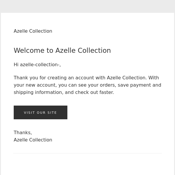 Welcome to Azelle Collection