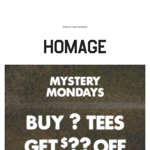 ❓❓❓MYSTERY MONDAY DEALS!