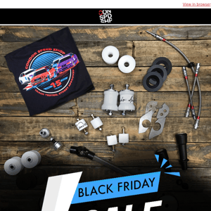 🏁 Mark your Calendars! Black Friday Is Coming! - One Day Only! 🏁
