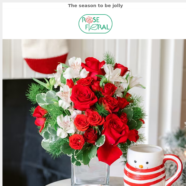 Deck the halls with beautiful flowers