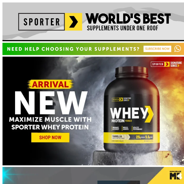 👀 What's New? Check Out Our Latest Sports Supplements & Snacks! 💪🥜