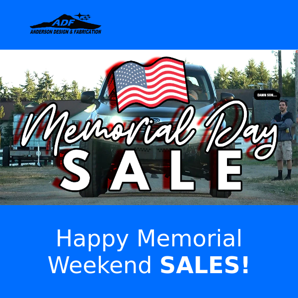 🚨 ADF Sale time! 🚨 Happy Memorial Weekend! 10%