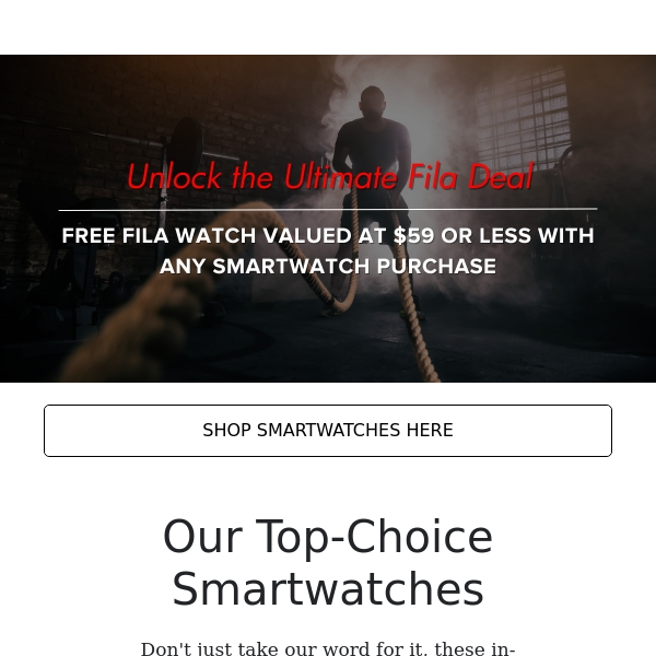 Two Watches, One Great Deal: Buy a Smartwatch, Get a Free File Watch!