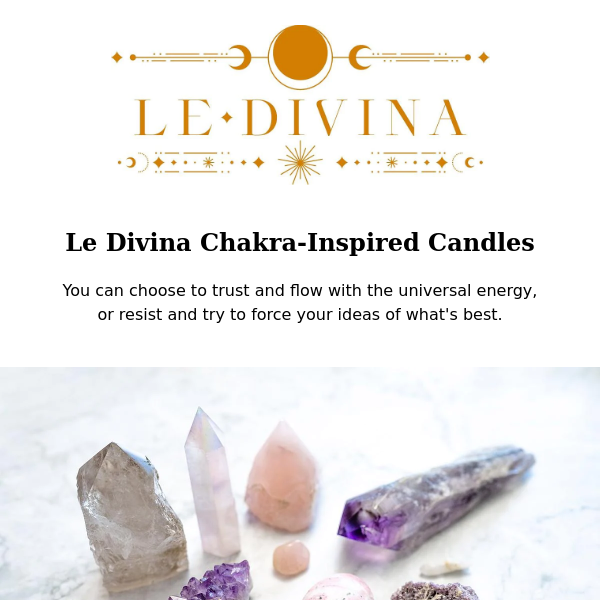CHAKRA CANDLES FOR 25% OFF