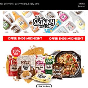 The Skinny Food Co, can you believe this?!