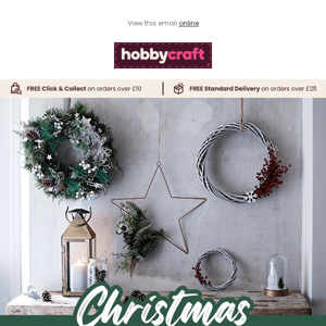 Create the perfect welcoming Christmas Wreath