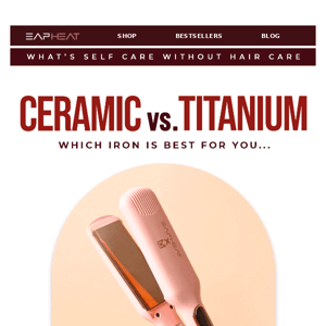 What's The Difference Between Ceramic & Titanium? 👀