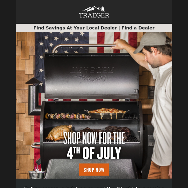 Traeger grill outlet dealer