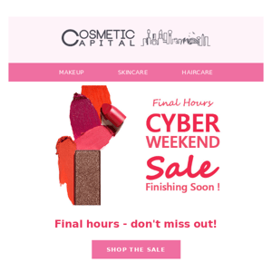 Cyber Monday Super Sale - Finishing Soon! 💔