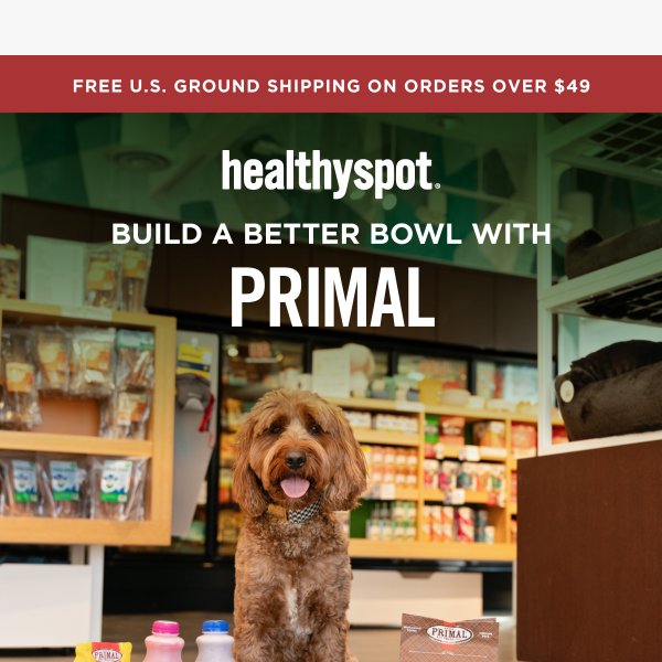 Save 25% On Primal Toppers, Treats And Supplements!