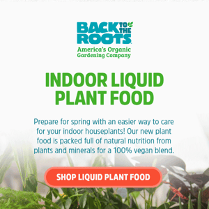 NEW: Liquid Plant Food