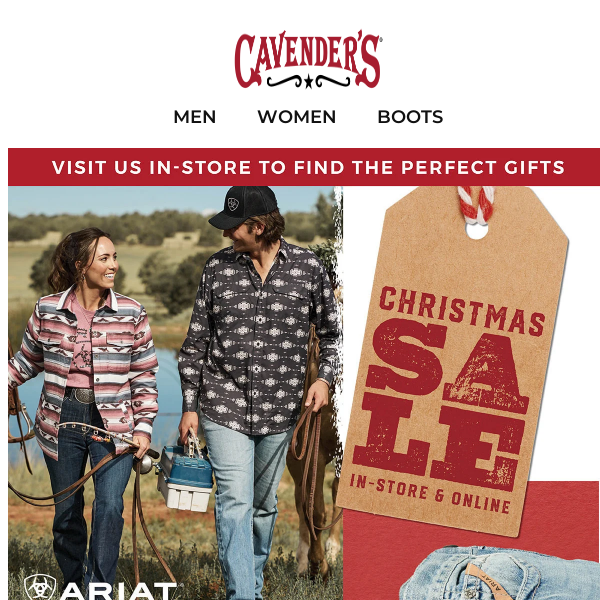 Save on Ariat This Christmas