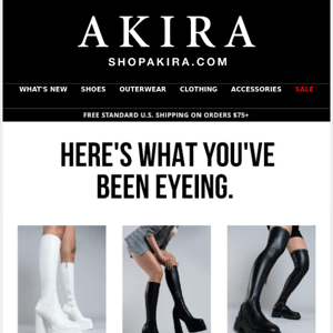 Complete Your AKIRA Shopping: Free Shipping on Orders $75+ 🛍️