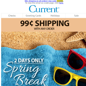 Last Chance: Ship It For 99¢