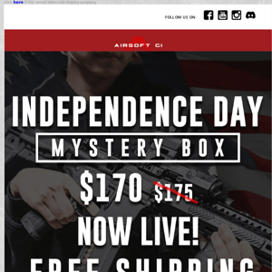MYSTERY BOX JUST DROPPED AND IS SELLING FAST!