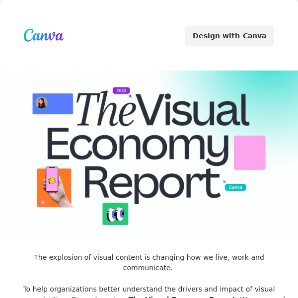 Canva Introduces The Visual Economy Report