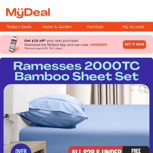 Selling Fast: Stylish Sheets $28 & Under