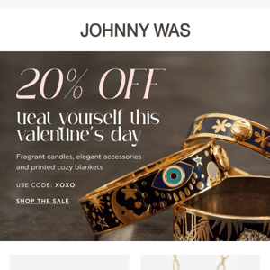 20% off Gifts for You or Your Valentine