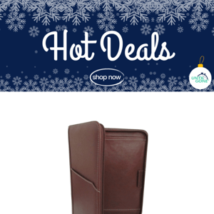 Hot Deals-  72% OFF Leather Writing Portfolio Cover