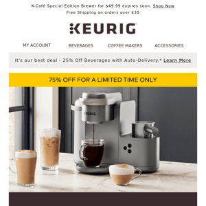 Act now! Special offer for coffee lovers.