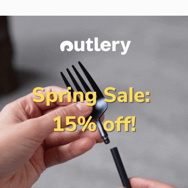 Spring Sale! 15% off everything