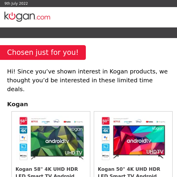 Still looking for Kogan products?