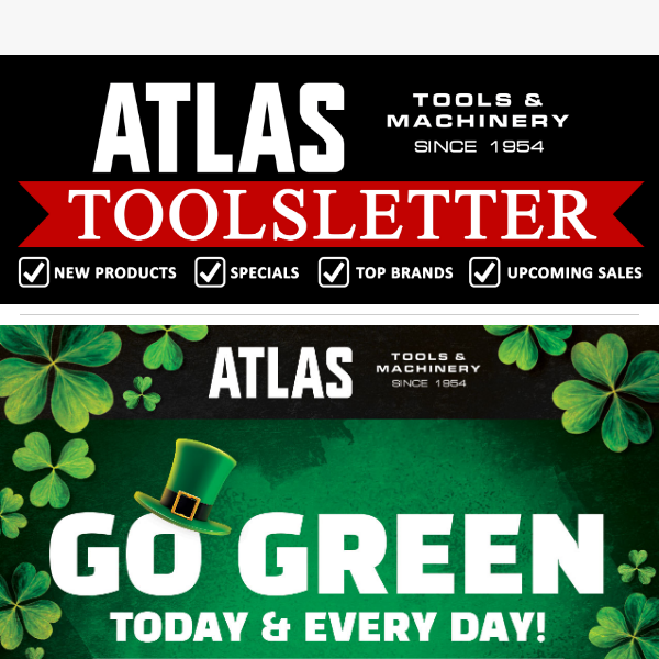 Up Your Green Game Today at Atlas! 🍀