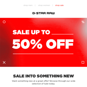 Want something new... at up to 50% off?