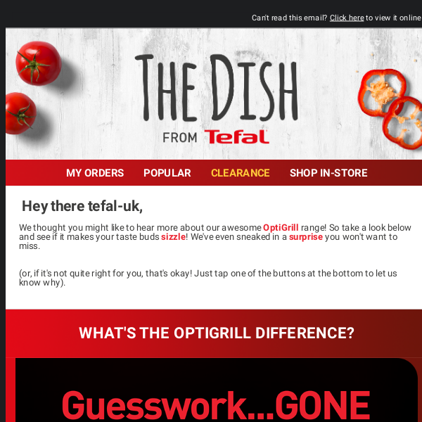 Why the Tefal OptiGrill?