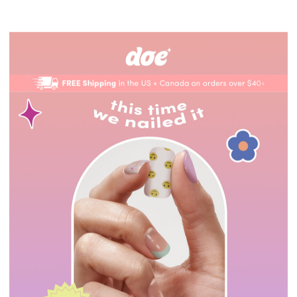 Selling Fast: the doe x Jelcie collab 💅