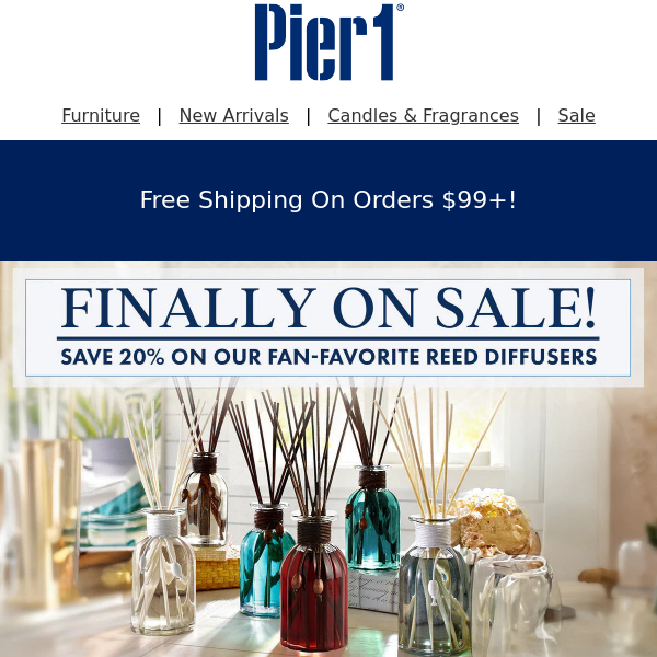 Top-Selling Reed Diffusers on Sale! 🕯️ Time to Restock Your Pier 1 Scents!