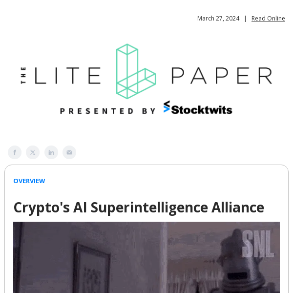 Crypto's AI Superintelligence Alliance