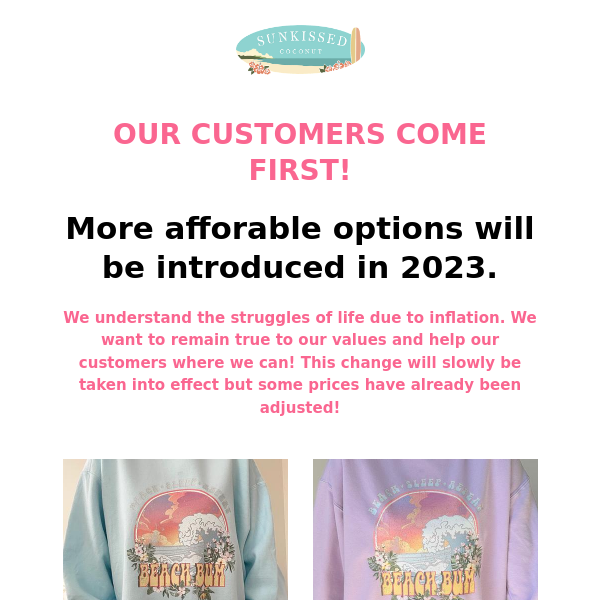 ⚡Introducing lower prices in 2023 🪩