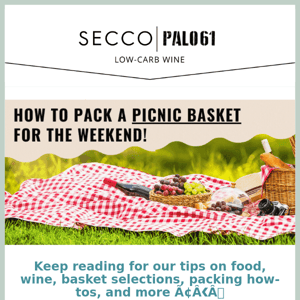 🍎+☀️+🍷=🧺 Get our BEST Picnic Basket TIPS