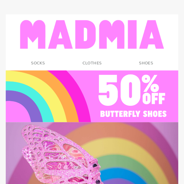 YOU WIN 😍 50% Off Butterfly Shoes