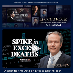 Dissecting the Data on Excess Deaths: Josh Stirling