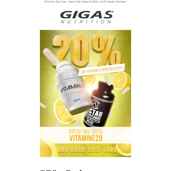 💛Nur noch 3 Tage! 20% auf alle Vitamine & Mineralstoffe!