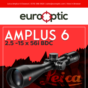 SAVE $700: Leica Amplus 6 2.5-15x56i BDC Riflescope