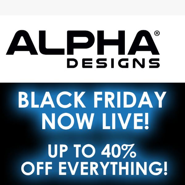 Up to 40% off! ENDS MIDNIGHT TONIGHT 😱🚀