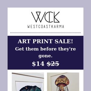 Art Print Sale! 🎨🌸🔥