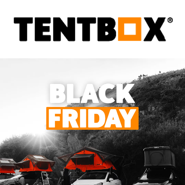 ⛺ BLACK FRIDAY from TentBox - last chance!